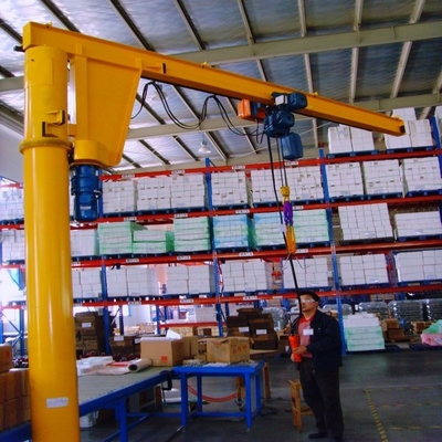 Het industriële Opheffen 2T Pijler Opgezet Jib Crane Equipment Used In Workshop