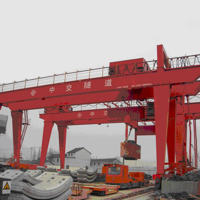 45 Ton Long Span Hoist Mounted Containerbrug Crane Double Girder