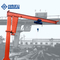 Rode Kleur 3T 20m/Min Warehouse Pillar Mounted Jib Crane With Hoist